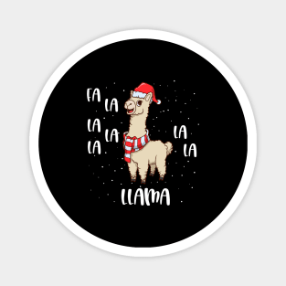 Christmas llama - Fa La La Llama Magnet